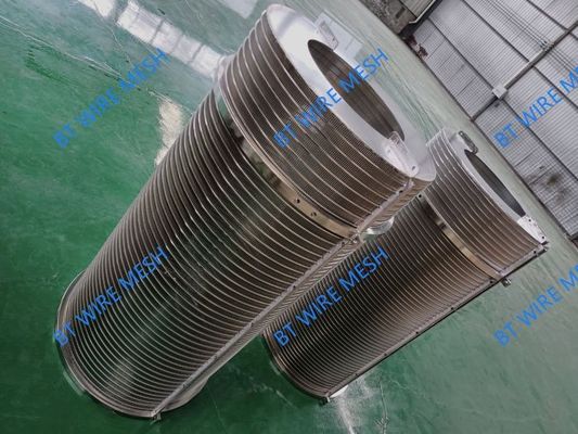 300 Micron Wedge Wire Screen Filter 316l Stainless Steel